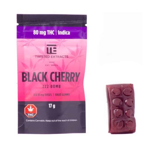 Black Cherry THC Indica Gummies Black Cherry THC Indica Gummies